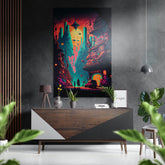 Dreamland Brushed Aluminum Dibond Wall Art.